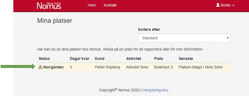 Statusrapport_Nomus_steg_2